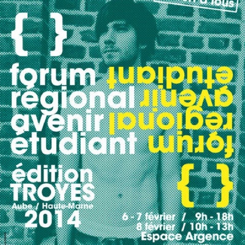 Affiche du Forum Avenir Etudiant de Troyes